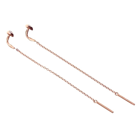 Серьги из золота 585 пробы с бриллиантами