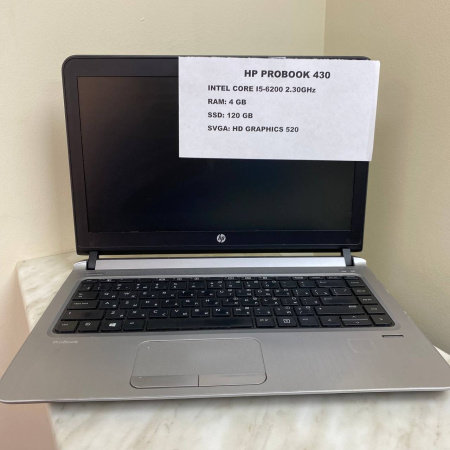 Ноутбук HP Probook 430 g2 13,3"/ Core i5 6200U/ 4 гб/ SSD 128 гб