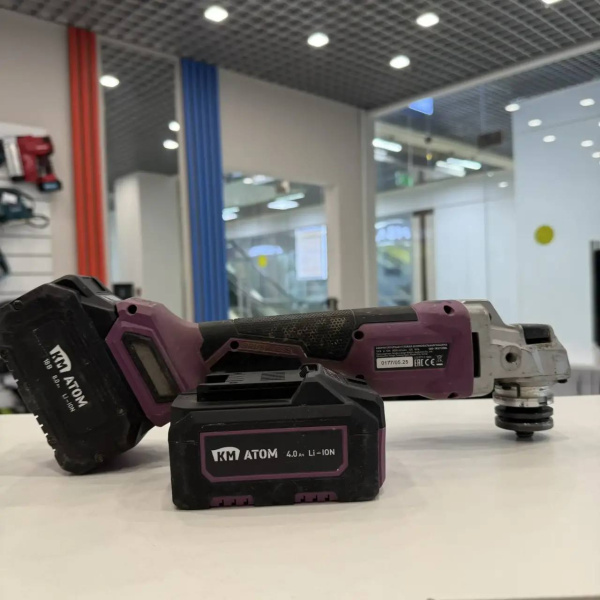 Ушм аккумуляторная КМ  cag-182/125bl