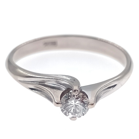 Кольцо из золота 585 пробы с бриллиантом