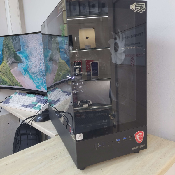 Системный блок  XBR24083303554 AMD Ryzen 7 5700X3D/ 16 Гб/ 1 Тб/Palit GeForce RTX 4060 DUAL  8 Гб