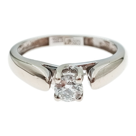 Кольцо из золота 585 пробы с бриллиантом