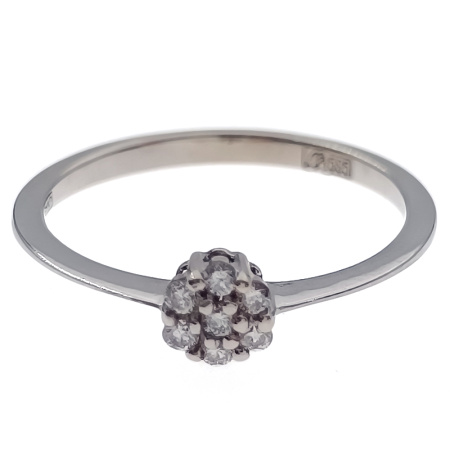 Кольцо из золота 585 пробы с бриллиантами