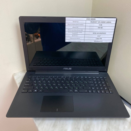 Ноутбук Asus X553S 15,6"/ Celeron N3050/ 4 гб/ SSD 256 гб