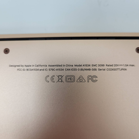 Ноутбук Apple MacBook 12 Retina 2017 11,6"/ Intel Core i5/ 8 Гб/ ssd512 Гб
