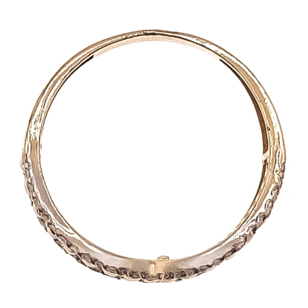 Кольцо из золота 585 пробы с фианитом