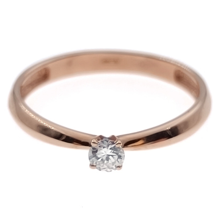 Кольцо из золота 585 пробы с бриллиантом