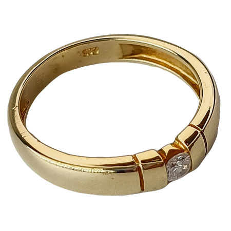 Кольцо из золота 585 пробы с бриллиантом