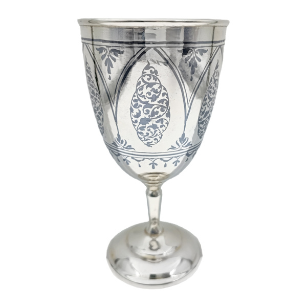 Бокал из серебра 875 пробы