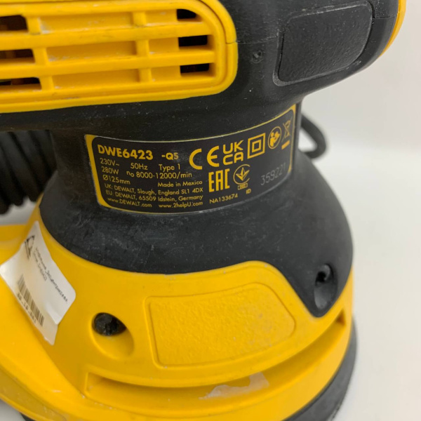 Шлифмашина DEWALT DWE6423 