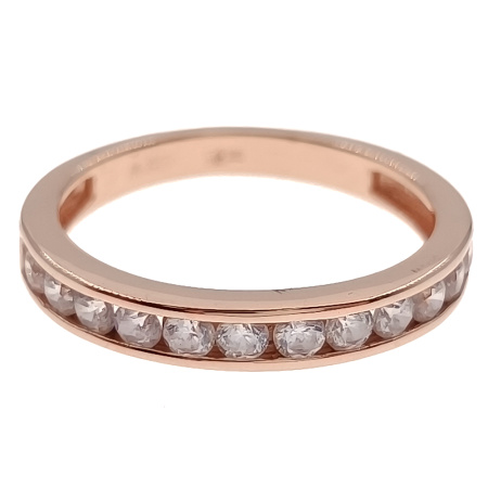 Кольцо из золота 585 пробы с фианитом