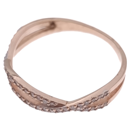 Кольцо из золота 585 пробы с бриллиантами