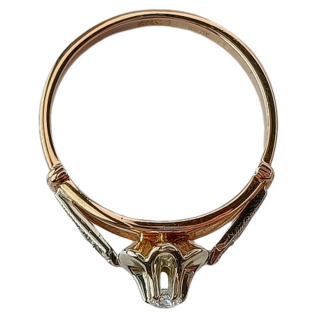 Кольцо из золота 585 пробы с бриллиантом