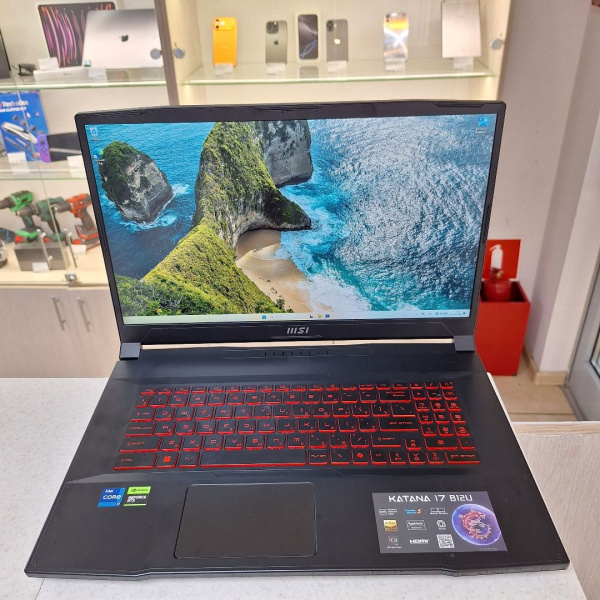 Ноутбук MSI KATANA 17 B12UCR-821XRU-BB51245H16GXXDXX 17,3"/ Intel Core i7-12650H/ 16 Гб/ 512 Гб/