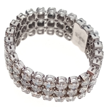 Кольцо из золота 585 пробы с фианитом