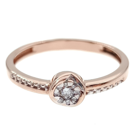 Кольцо из золота 585 пробы с бриллиантами