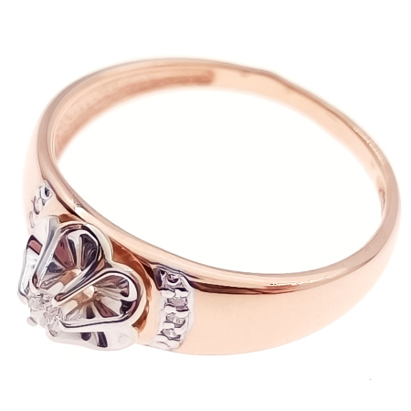 Кольцо из золота 585 пробы с бриллиантами