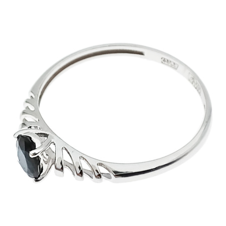 Кольцо из золота 585 пробы с сапфиром