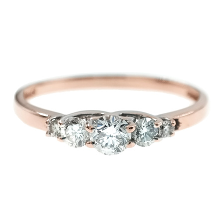 Кольцо из золота 585 пробы с бриллиантами