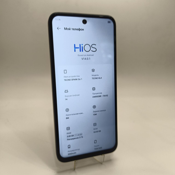 Мобильный телефон TECNO Spark Go1 3/64 гб