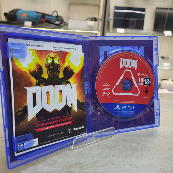 Игровой диск SONY PS4 doom