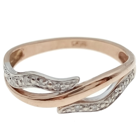 Кольцо из золота 585 пробы с бриллиантами