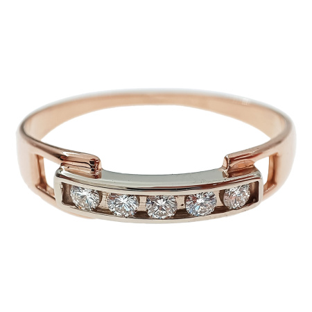 Кольцо из золота 585 пробы с бриллиантами