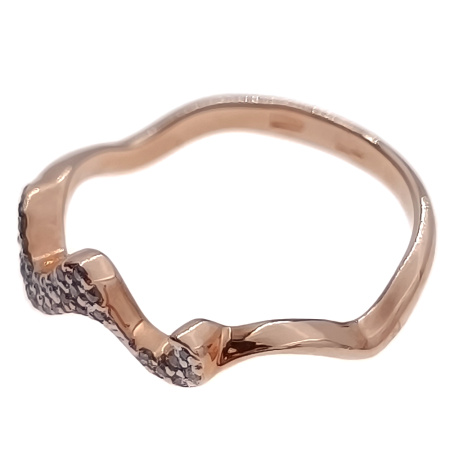 Кольцо из золота 585 пробы с бриллиантами