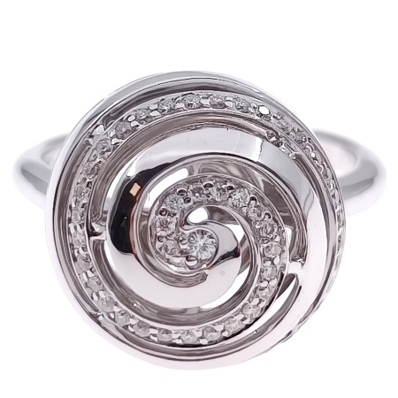 Кольцо из золота 750 пробы с бриллиантами