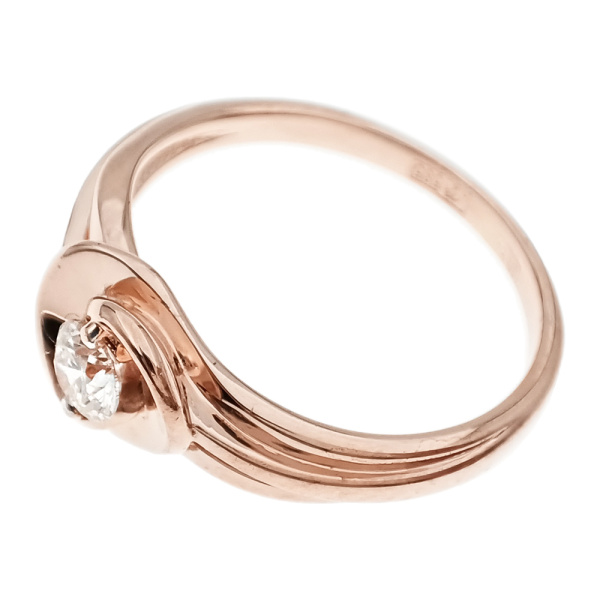 Кольцо из золота 585 пробы с бриллиантом