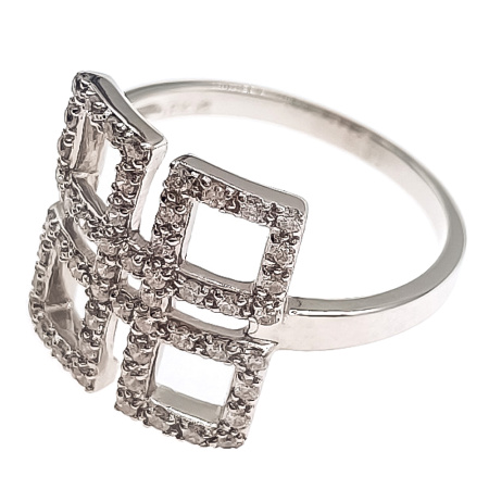 Кольцо из золота 750 пробы с бриллиантами