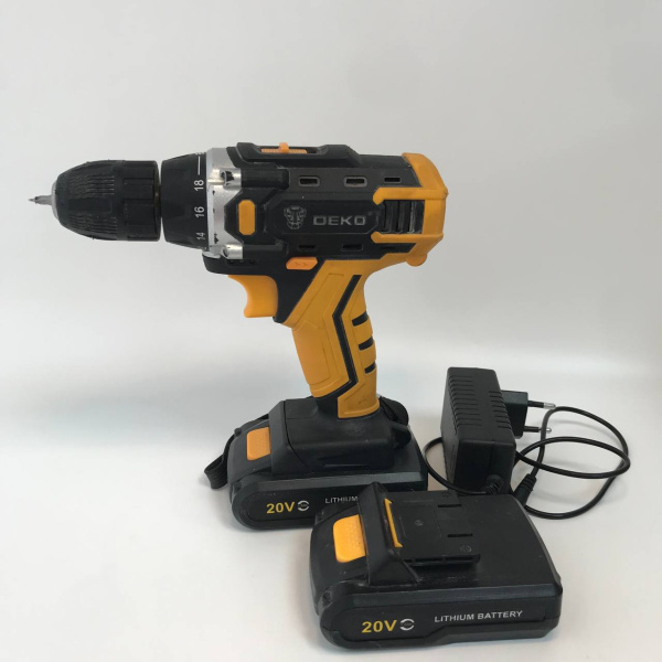 Шуруповерт DECO  dkcd20fu-li