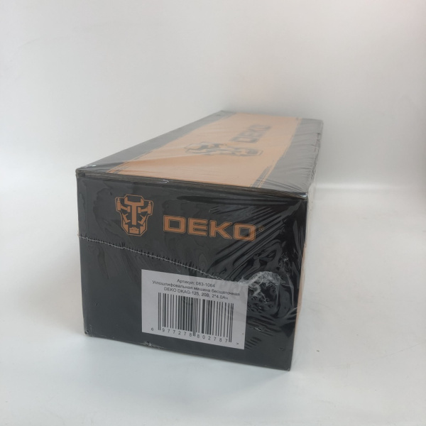 Ушм аккумуляторная DEKO DKAG-125, 2*4.0Ah 