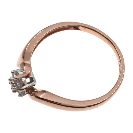 Кольцо из золота 585 пробы с бриллиантами