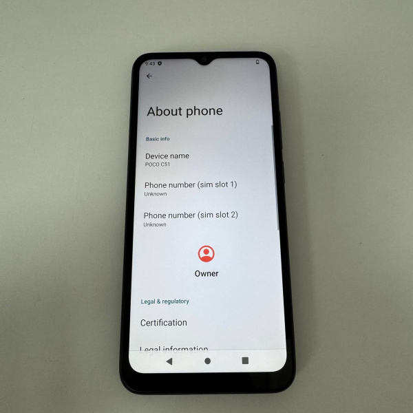 Мобильный телефон XIAOMI poco c51 4/64 гб