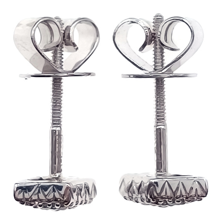 Пусеты из золота 585 пробы с бриллиантами