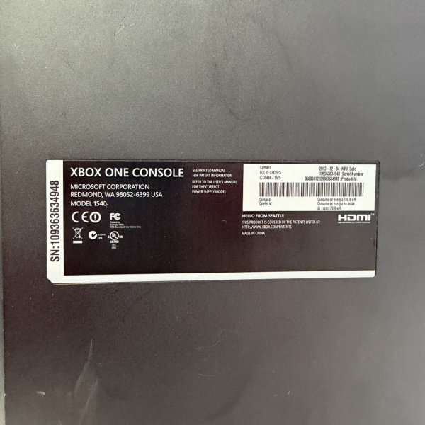 Игровая приставка XBOX ONE 1540
