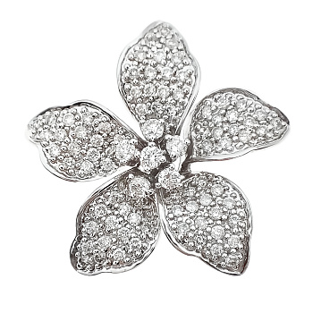 Подвеска из золота 585 пробы с бриллиантами