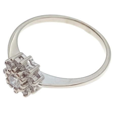 Кольцо из золота 585 пробы с бриллиантами