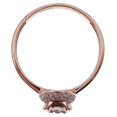 Кольцо из золота 585 пробы с бриллиантами