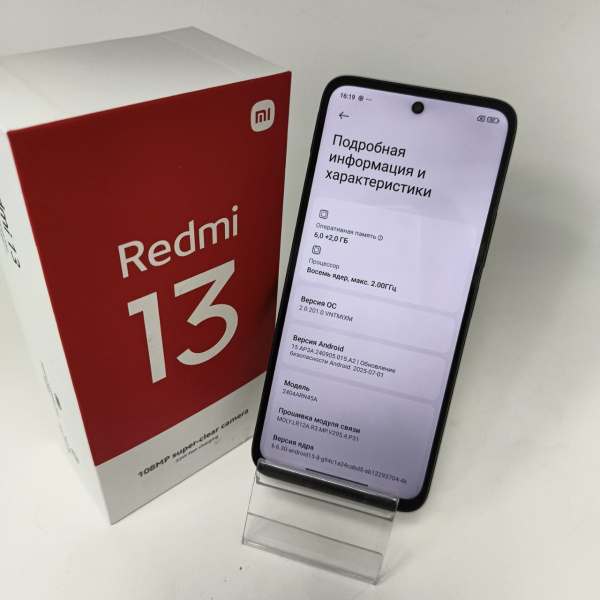 Мобильный телефон XIAOMI redmi note 13 6/128 гб