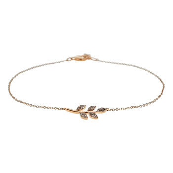 Браслет из золота 750 пробы с бриллиантами