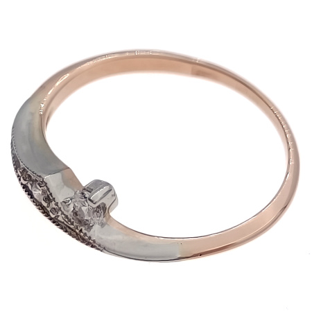 Кольцо из золота 585 пробы с бриллиантами