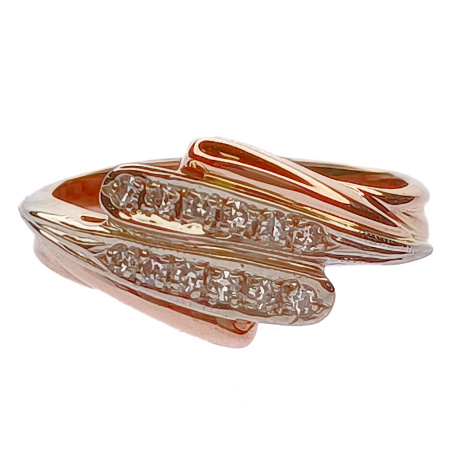 Кольцо из золота 585 пробы с бриллиантами