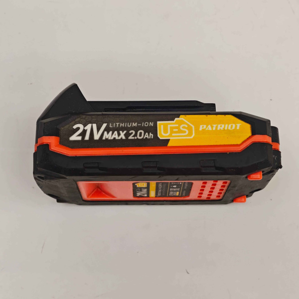 Зарядное устройство и акб patriot PB BR 21V 2.0Ah