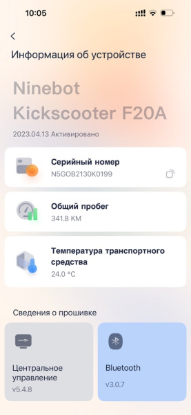 Электросамокат NINEBOT Seagway F2 