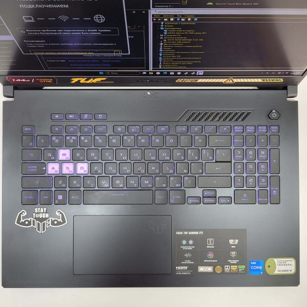 Ноутбук ASUS TUF Gaming F17 FX707ZC4-HX014 17,3"/ Intel Core i5-12500H/ 16 Гб/ 512 Гб/
