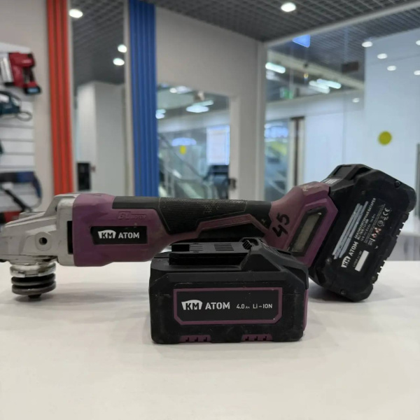 Ушм аккумуляторная КМ  cag-182/125bl