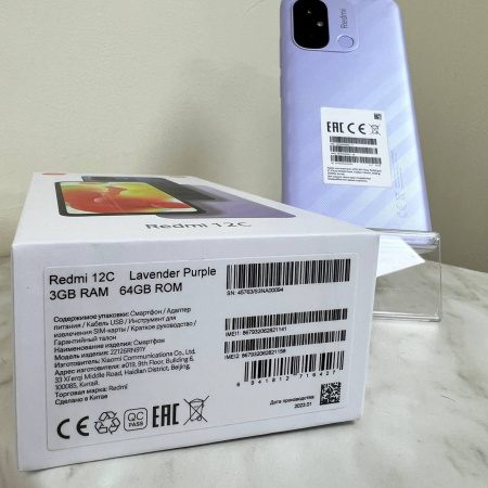 Мобильный телефон XIAOMI Redmi 12C 3/64 гб