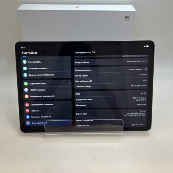 Планшет HUAWEI  matepad 11.5s  11,5" 6 гб 128 гб
